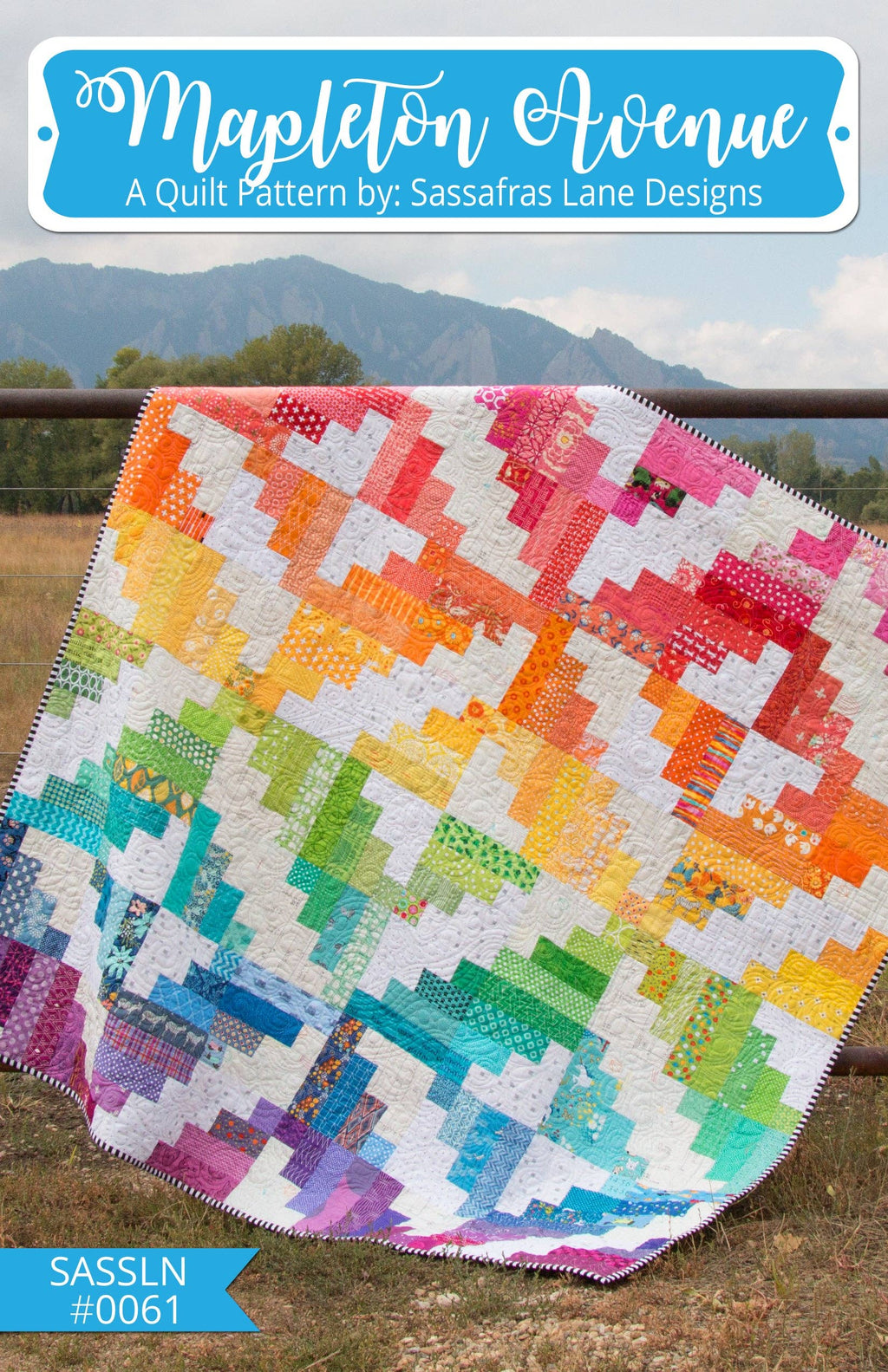 Mapleton Avenue Quilt Pattern: Paper Pattern