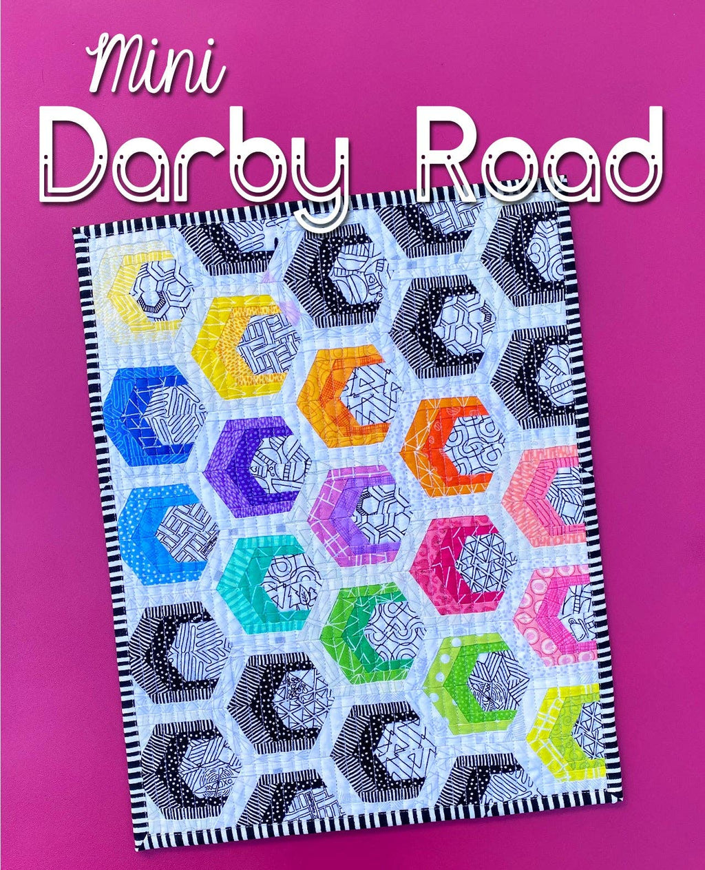 Mini Darby Road Quilt Pattern: Paper Pattern