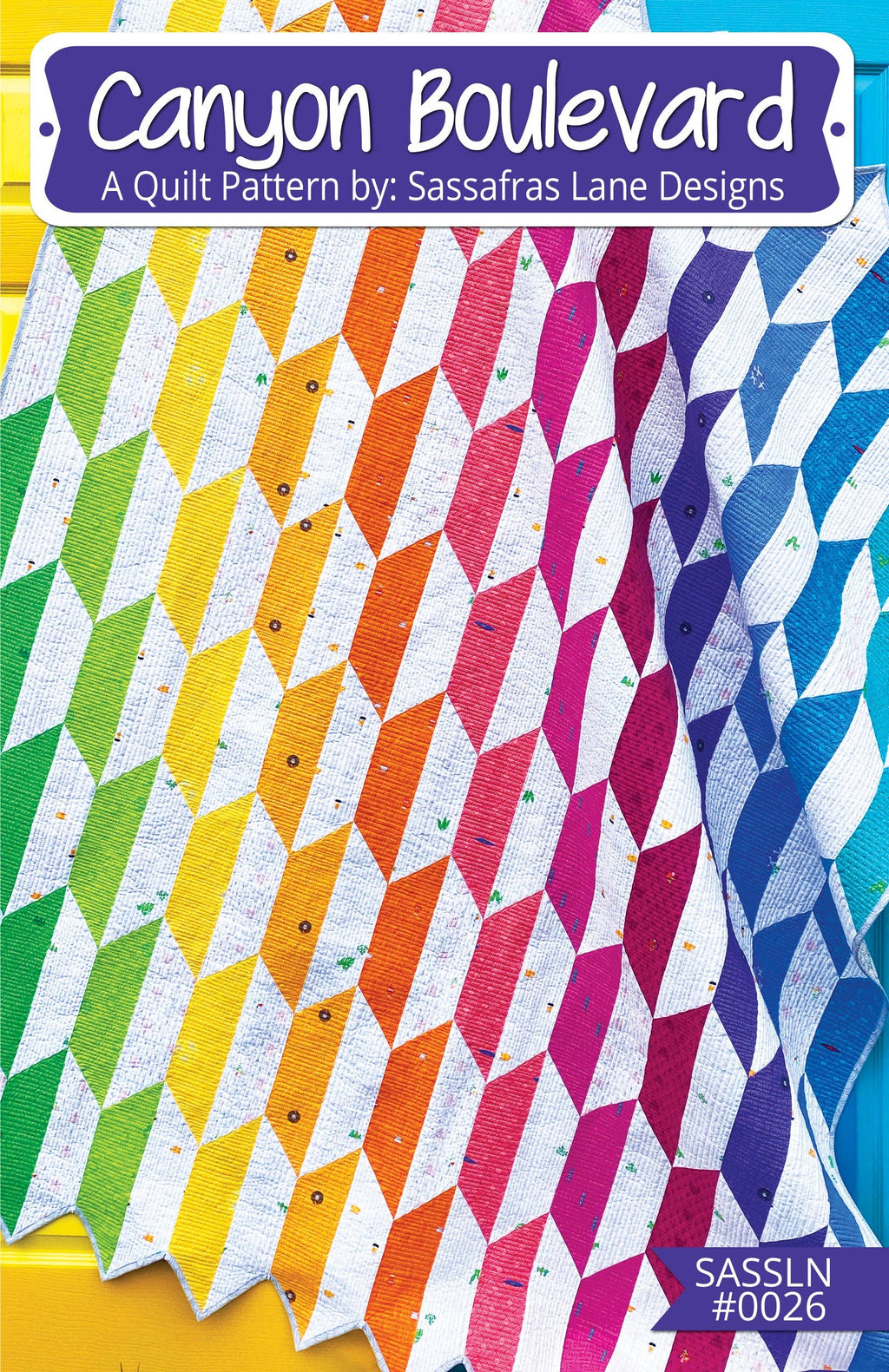 Canyon Boulevard Quilt Pattern: Paper Pattern