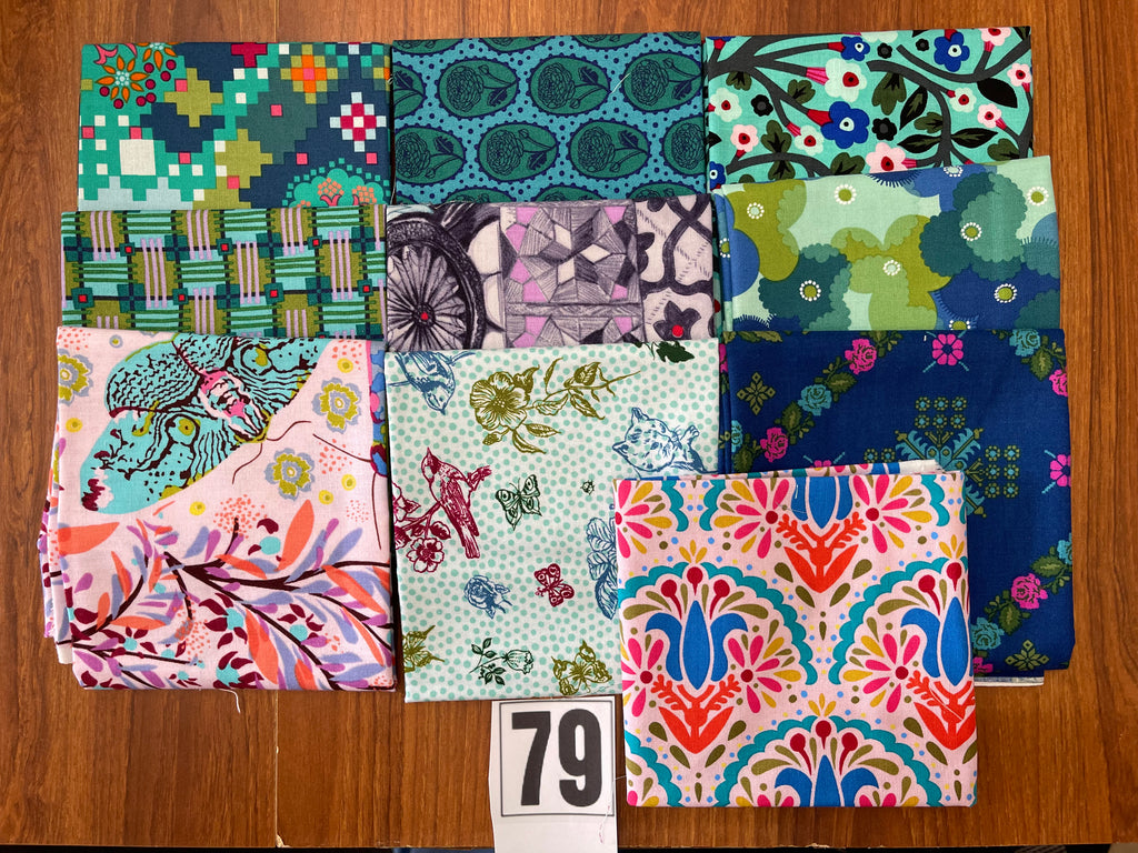 Anna Maria Horner & Consevatory Fat Quarter Bundle - 10 Metric Fat Quarters