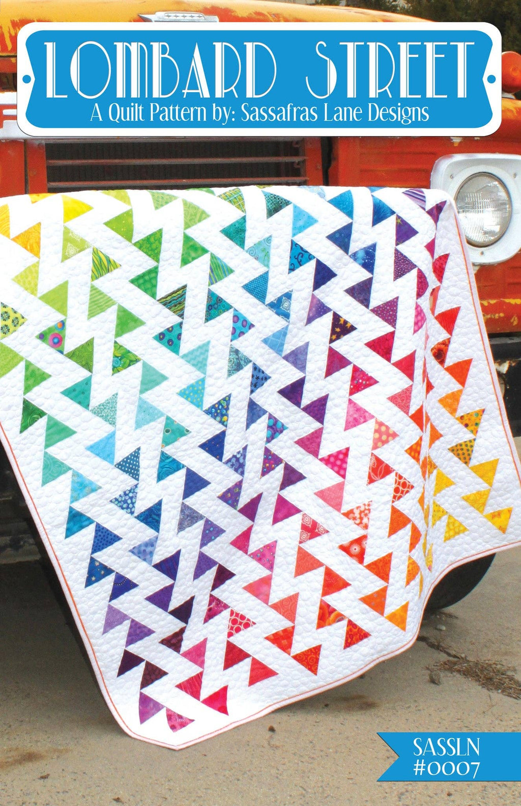 Lombard Street Quilt Pattern: Paper Pattern