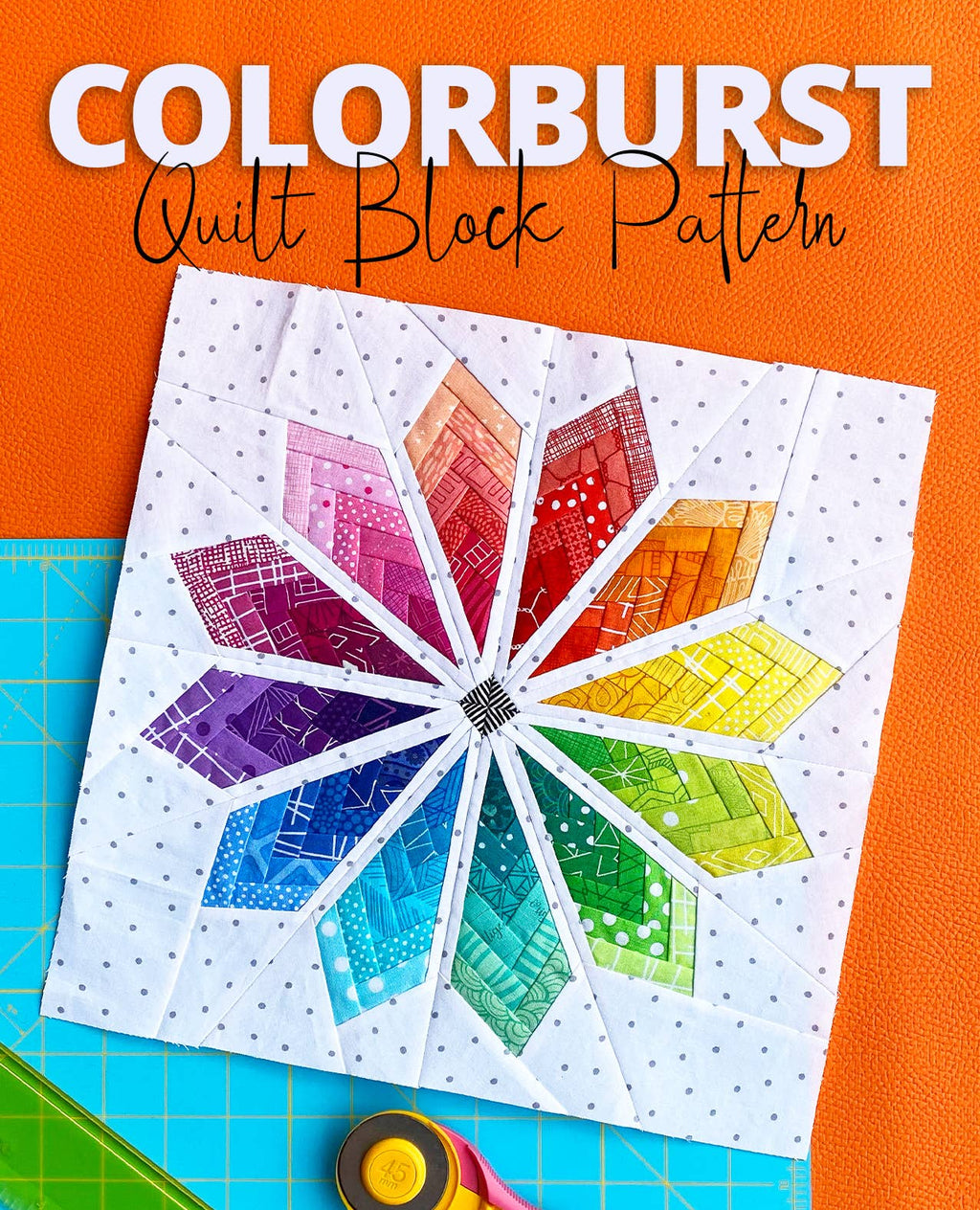 Colorburst Quilt Block