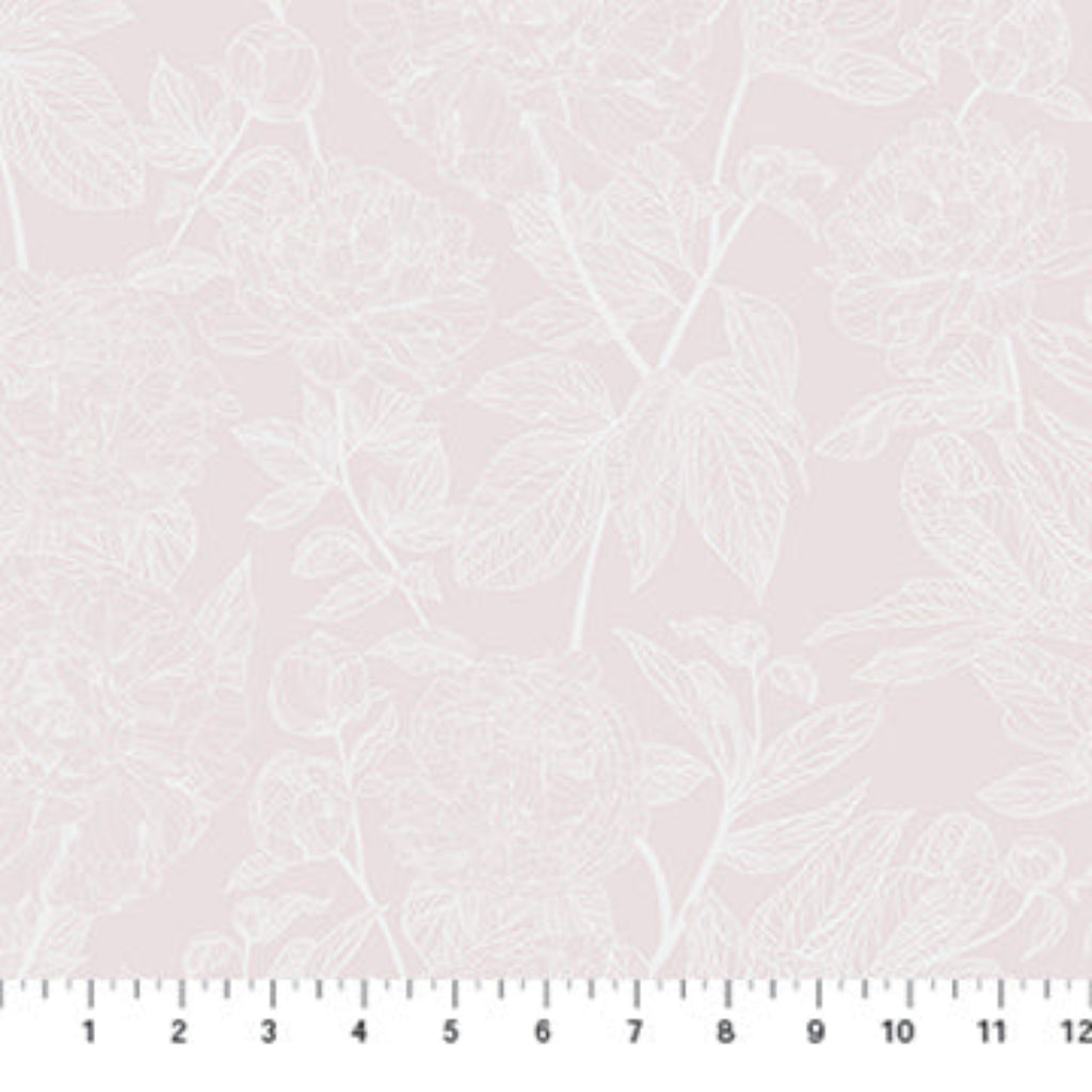 Indelible Soft AMT1003-31V Peony DOE by Anna Maria Priced per 25 Cm.