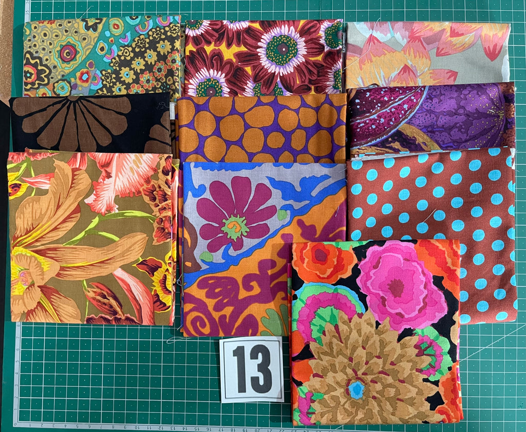 Kaffe Fassett Collective Collection Fat Quarter Bundle - 10 Metric Fat Quarters