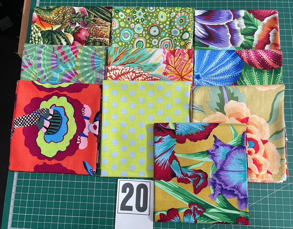 Kaffe Fassett Collective Collection Fat Quarter Bundle - 10 Metric Fat Quarters