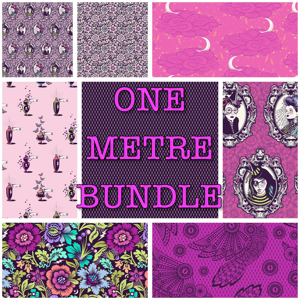*#METRE BUNDLES Nightshade (Déjà Vu) by Tula Pink - 8 X 1 METRE CUTS