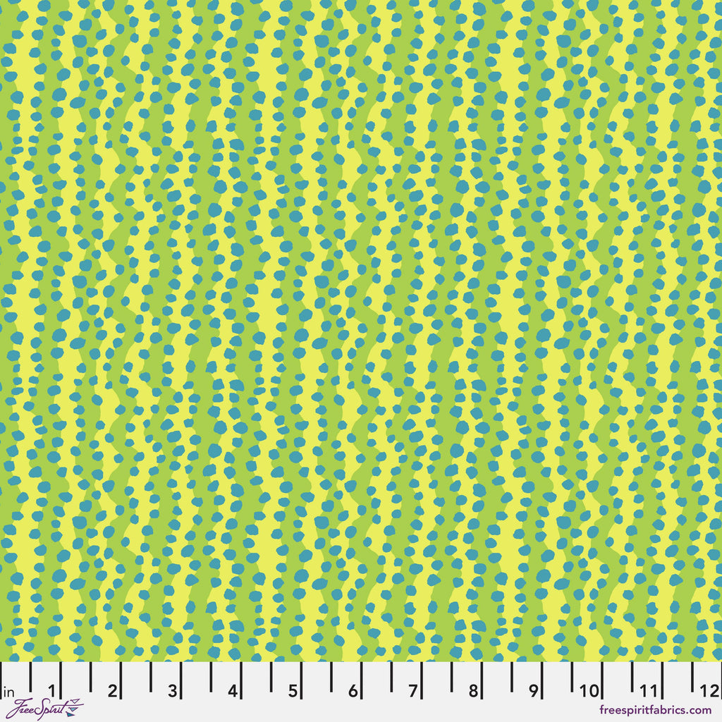 KFC Small Bubble Stripe YELLOW PWBM097 Feb 2025 Priced per 25cm