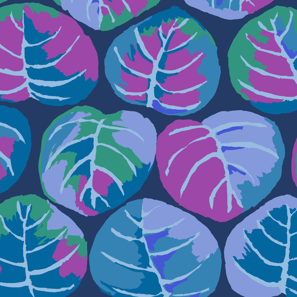 KFC Palm Leaves BLUE PWGP208 Feb 2025 Priced per 25cm