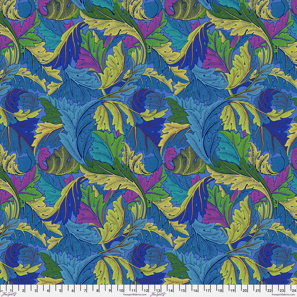 Kaffe & Morris & Co Acanthus COBALT PWKW006 Priced per 25cm