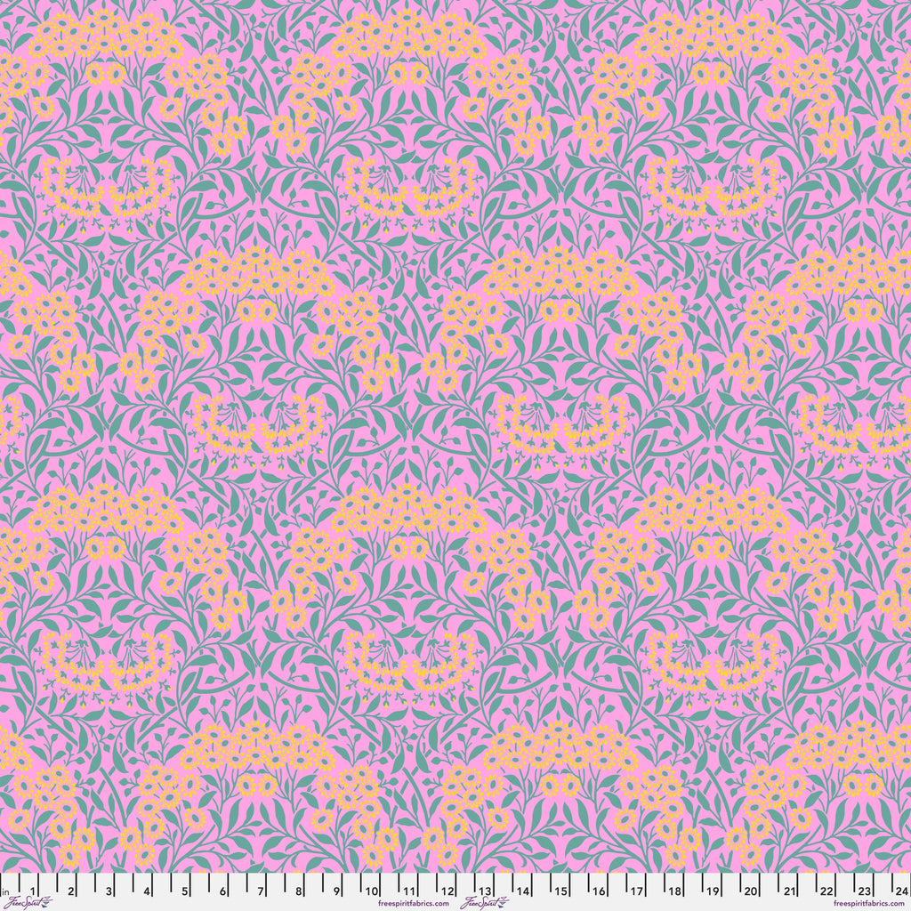 Kaffe & Morris & Co Michaelmas Daisy PINK PWKW007 Priced per 25cm