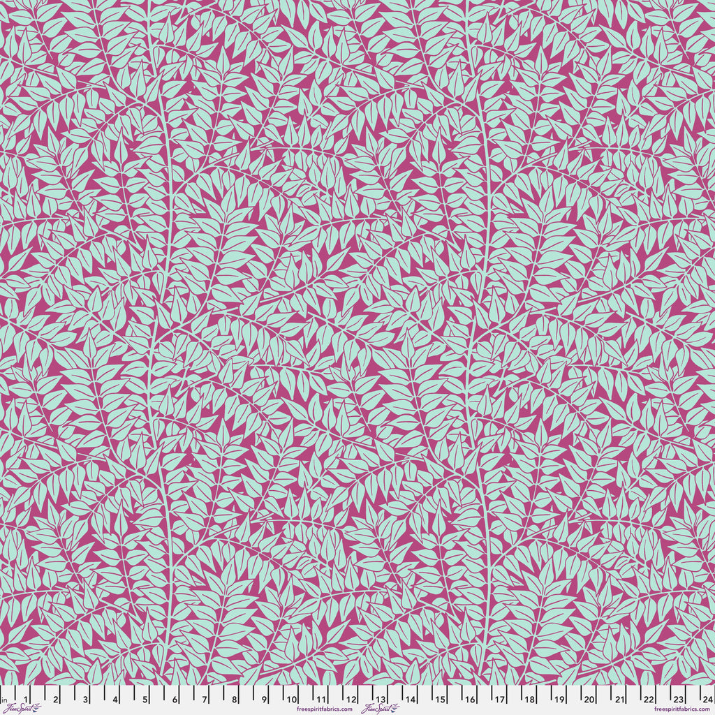 Kaffe & Morris & Co Branches MAGENTA PWKW009 Priced per 25cm