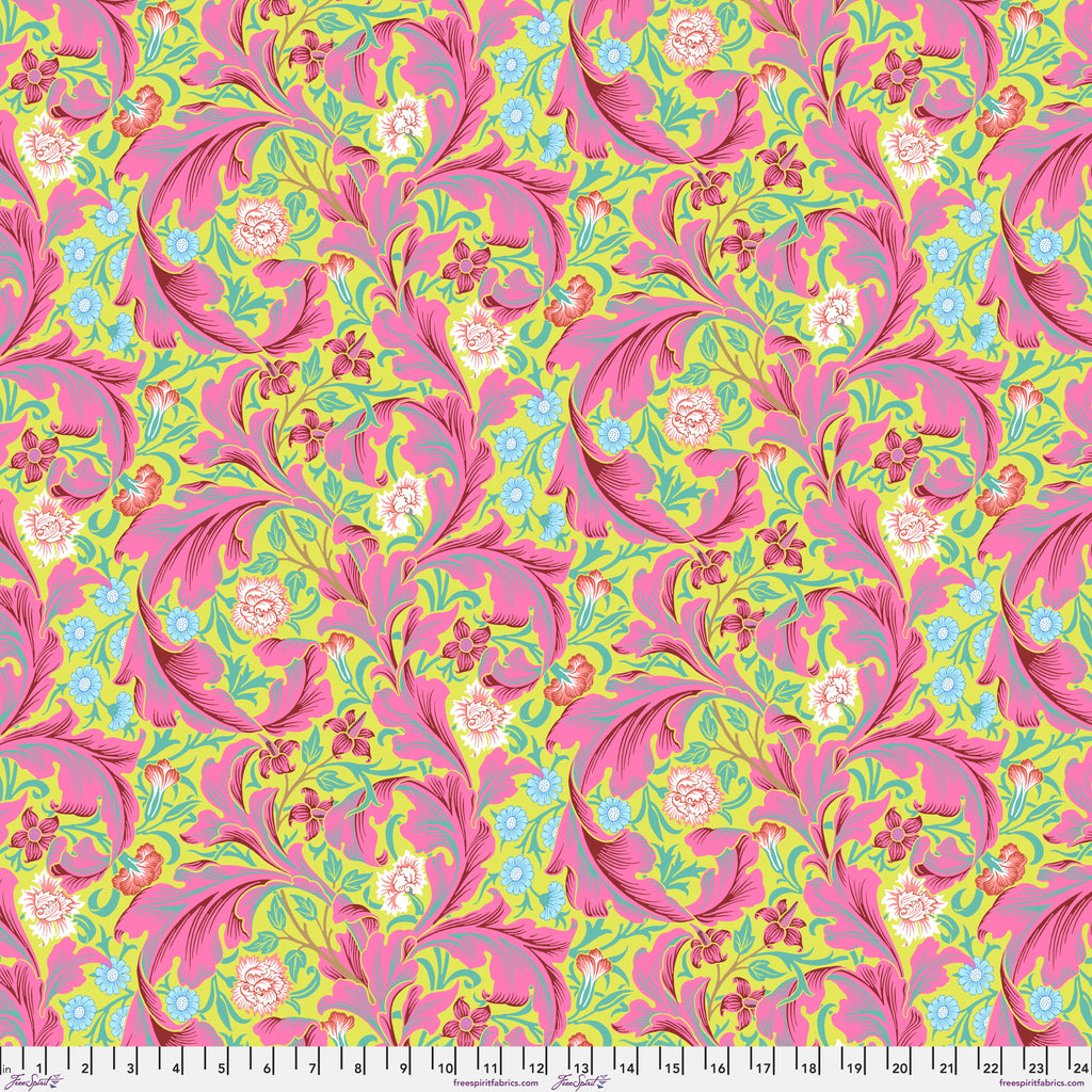 Kaffe & Morris & Co Leicester FUCHSIA PWKW011 Priced per 25cm
