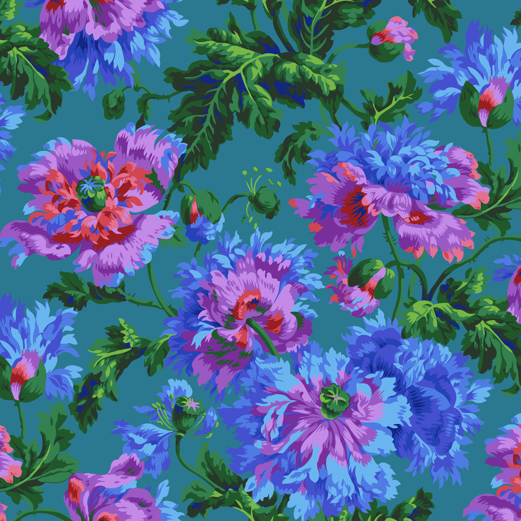 KFC Garden Party BLUE PWPJ020.*LAST CHANCE Priced per 25cm