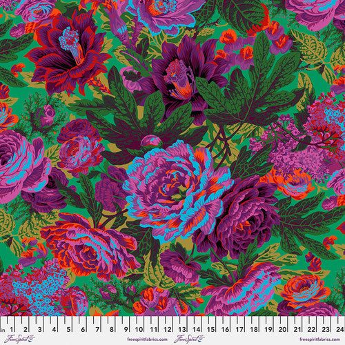 KFC Floral Burst GREEN PWPJ029.*LAST CHANCE Priced per 25cm