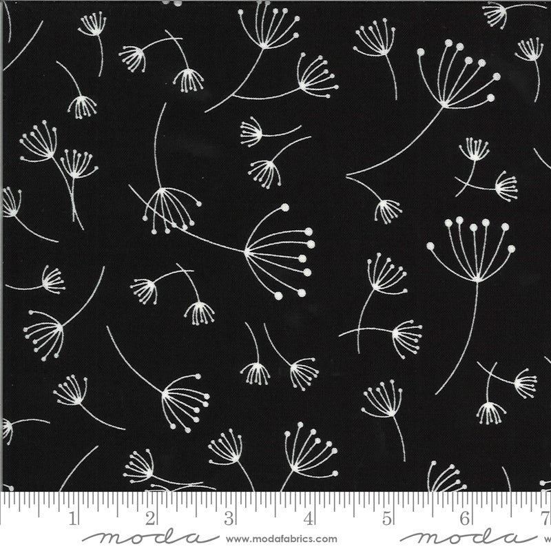 Quotation by Zen Chic - M173014.Ink - Priced per 25cm.