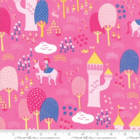 ONCE UPON A TIME Childrens Palace Grounds Pink Stacy Best Hsu M2059215.Priced per 25cm.
