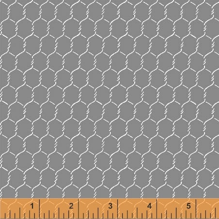 EARLY BIRD by Whistler Studios 51400-2 Chicken Wire Grey.Priced per 25cm.