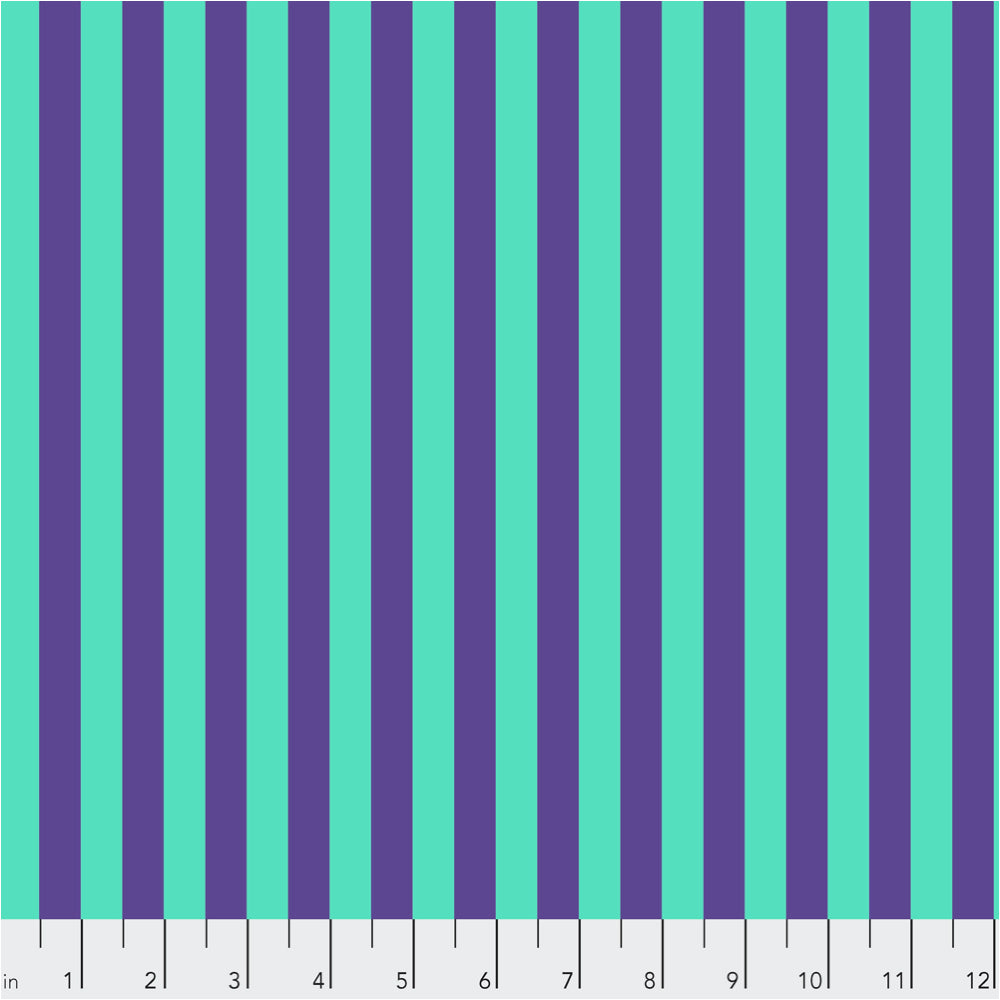 True Colors Tent Stripe IRIS PWTP069 by Tula Pink.Priced per 25cm