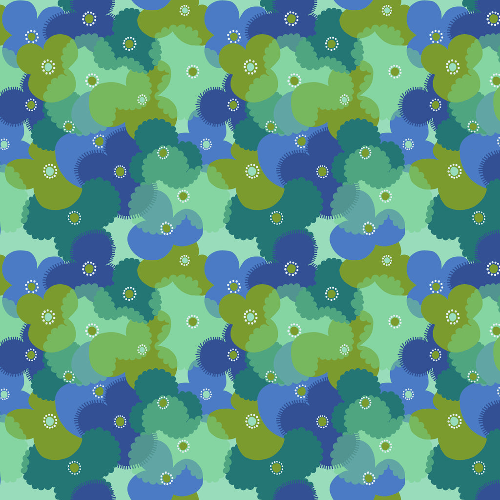 FLUENT Disco - Sea by Anna Maria PWAH184.Priced per 25cm