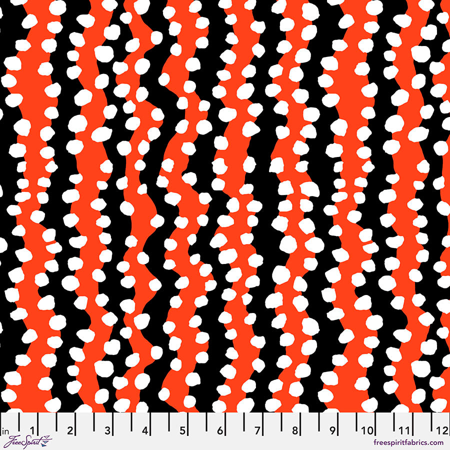 KFC Bubble Stripe BLACK PWBM082.*LAST CHANCE Priced per 25cm
