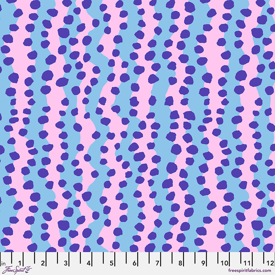 KFC Bubble Stripe PURPLE PWBM082.*LAST CHANCE Priced per 25cm