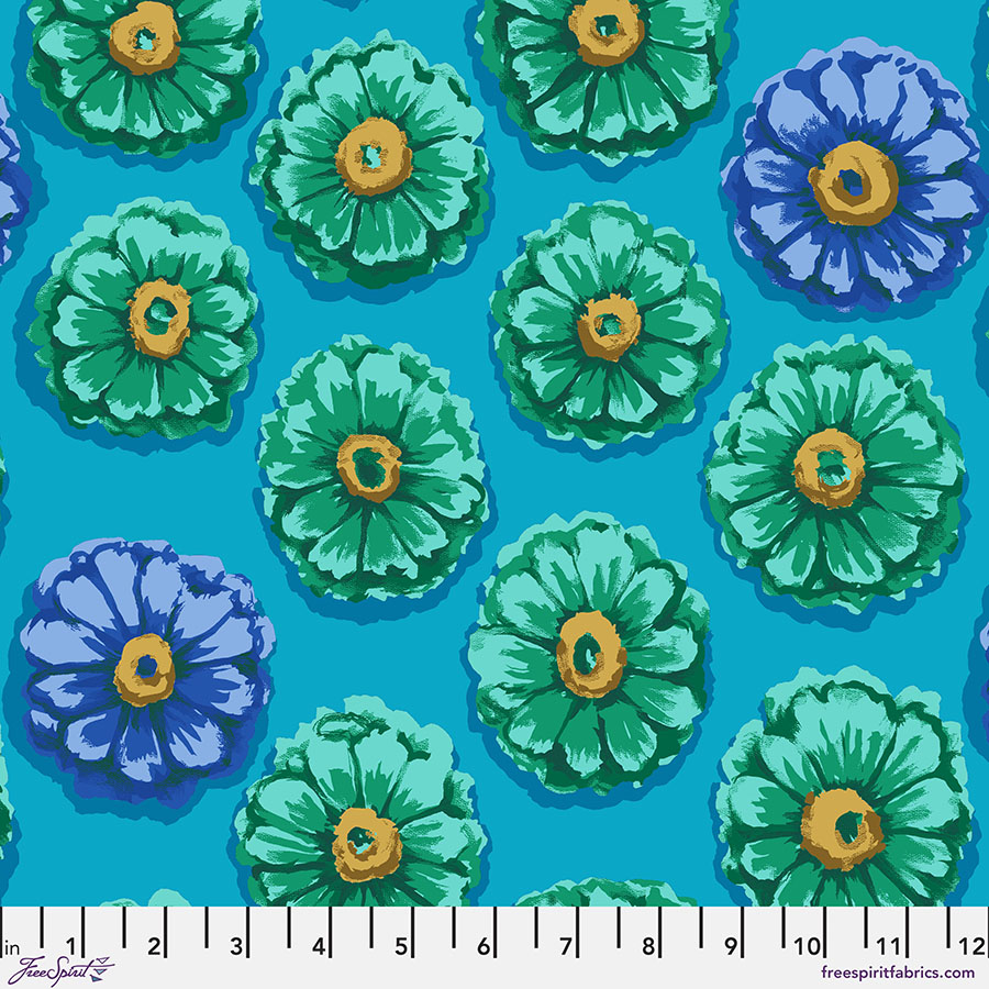 KFC Zinnia BLUE PWGP031.*LAST CHANCE Priced per 25cm