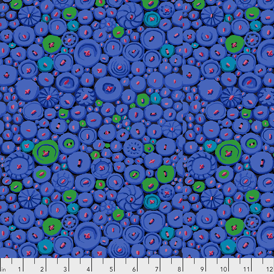KFC Button Mosaic Blue PWGP182.*LAST CHANCE Priced per 25cm