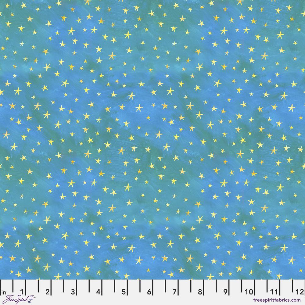 Magic Friends - Twilight - Teal by Mia Charro PWMC032.XTEAL - Priced per 25Cm
