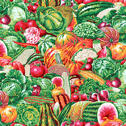ENGLISH GARDEN Vegetable Garden SPRING by Philip Jacobs.Priced per 25cm