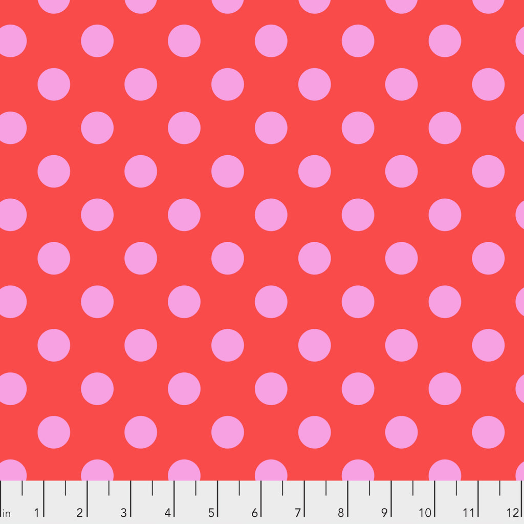 True Colors Pom Poms POPPY PWTP118 by Tula Pink.Priced per 25cm