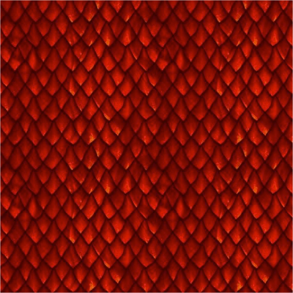Dragons by Jason Yenter 6DRG-1, Dragon scales Red.Priced per 25 Cm.