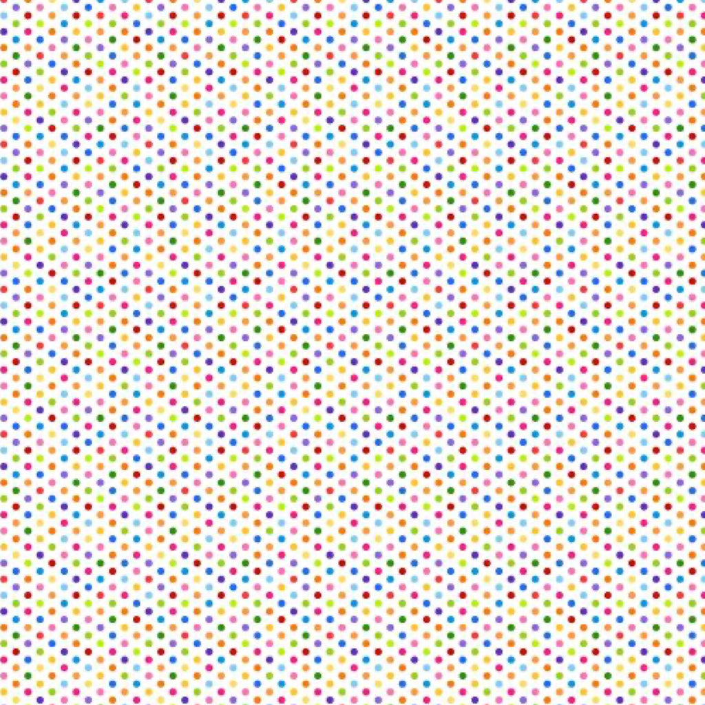 Northcott Color Play 24912 10 White Small Multi Size Dots .Priced per 25cm.