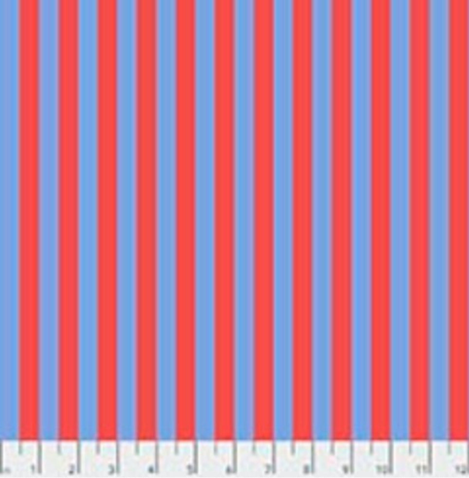 True Colors Tent Stripe LUPINE PWTP069 by Tula Pink.Priced per 25cm