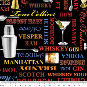 Top Shelf Words Black.Priced per 25cm.