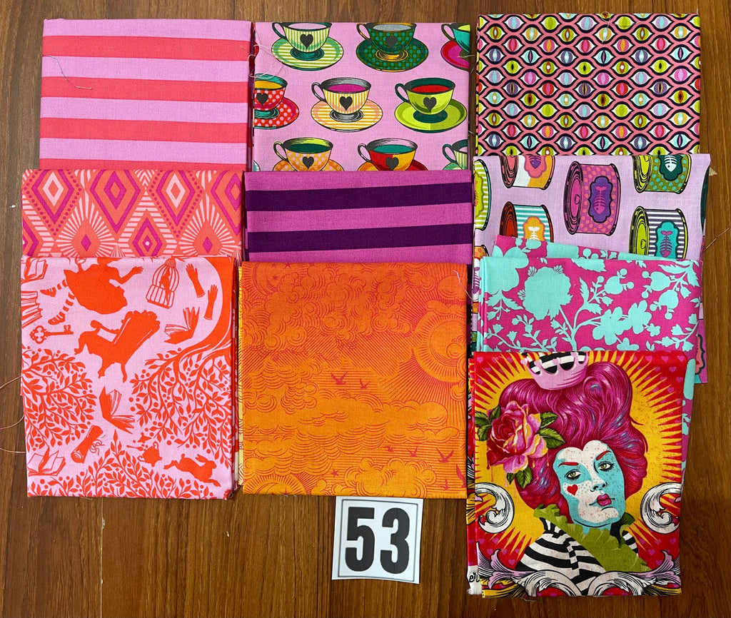 Tula Pink Fat Quarter Bundle - 10 Metric Fat Quarters 53