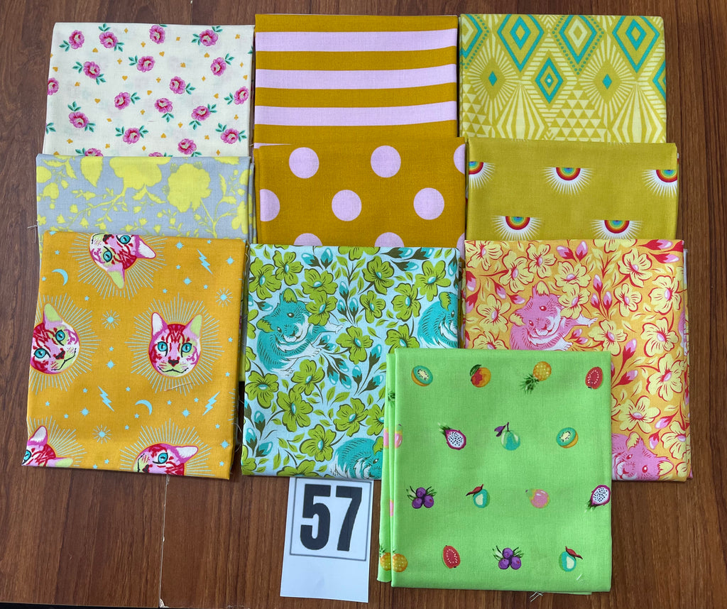 Tula Pink Fat Quarter Bundle - 10 Metric Fat Quarters 57