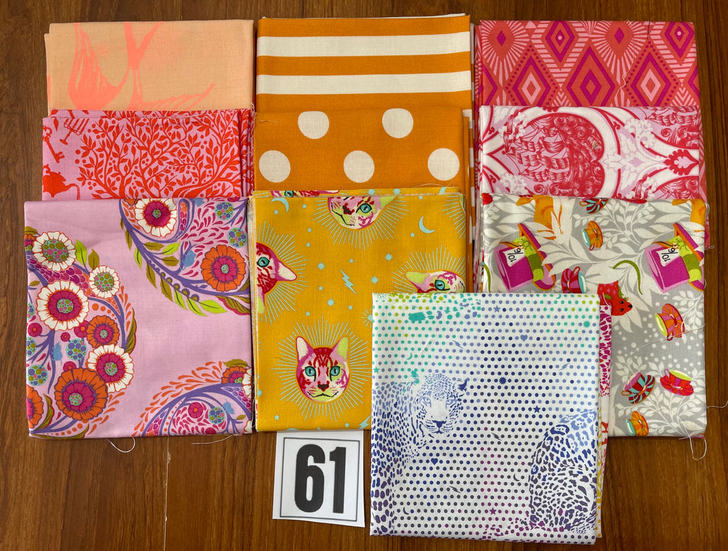 Tula Pink Fat Quarter Bundle - 10 Metric Fat Quarters 61