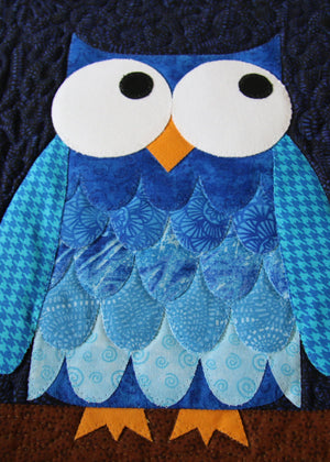 Hootsville Row Quilt Pattern: Paper Pattern