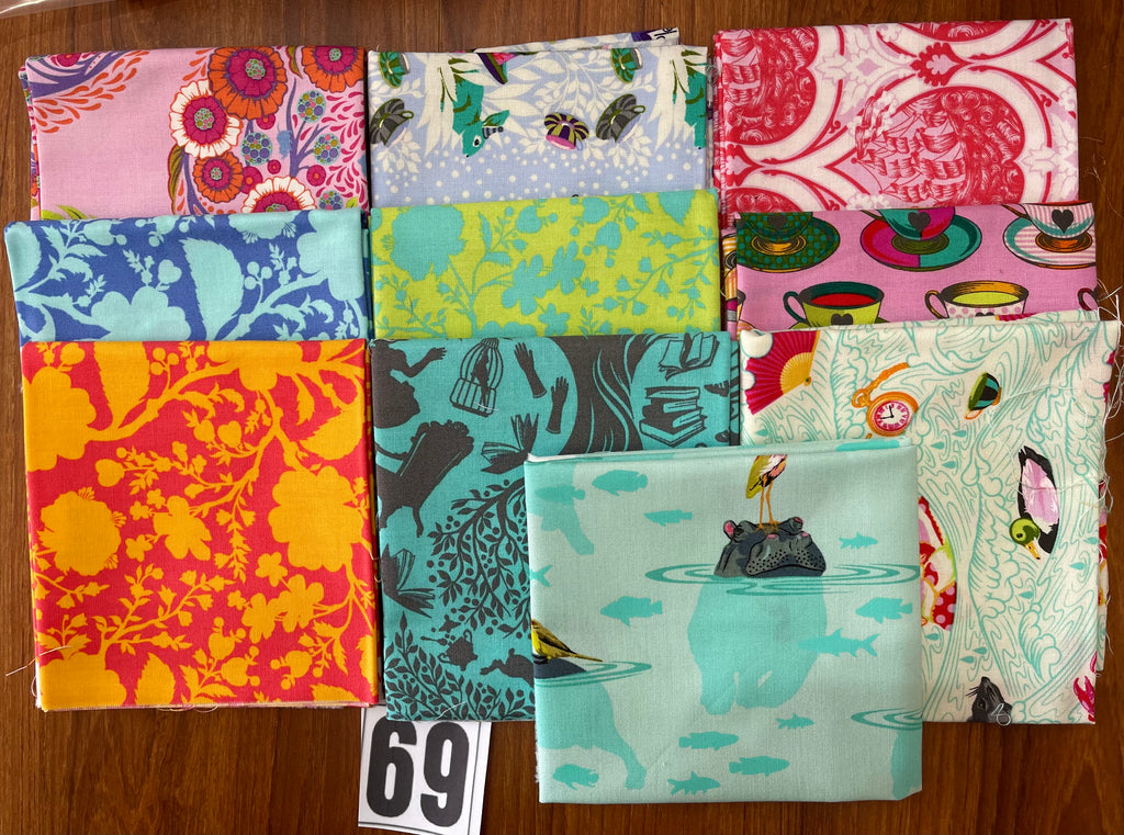 Tula Pink Fat Quarter Bundle - 10 Metric Fat Quarters 69