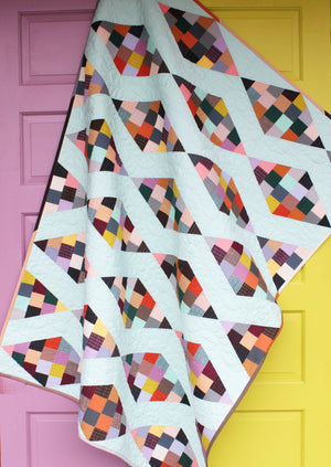 Clay Court Quilt Pattern: Paper Pattern