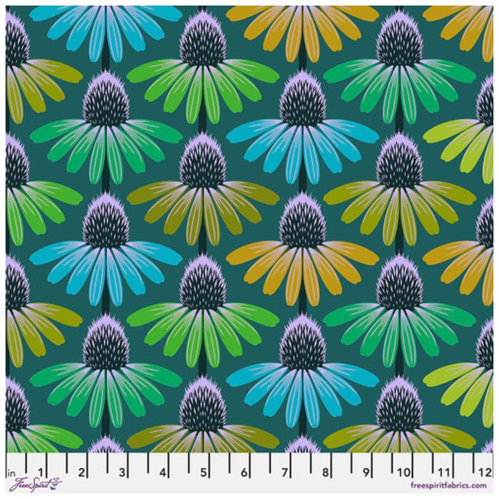 Love Always AM - Echinacea Glow ALGAE by Anna Maria Horner PWAH149.Priced per 25cm