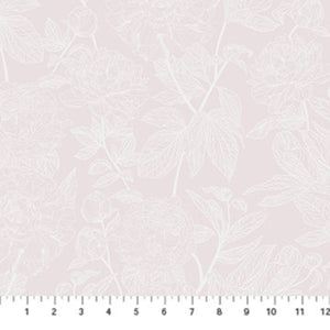 Indelible Soft AMT1003-31V Peony DOE by Anna Maria Priced per 25 Cm.