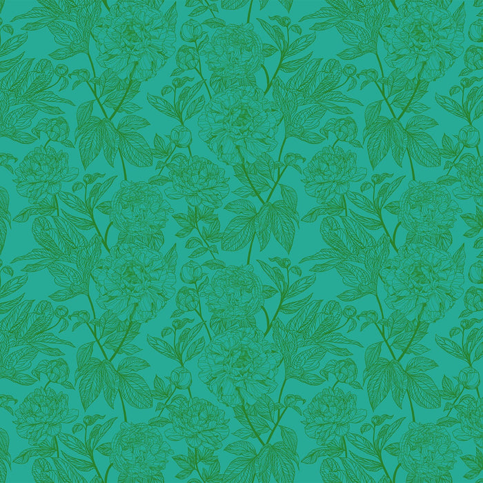 Indelible AMT1003-78C Peony JADE by Anna Maria Priced per 25 Cm.
