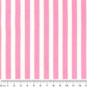 Stripes HOT PINK.Priced per 25cm.