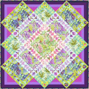 Floral Reef by Tula Pink Coastal Currents Quilt Kit