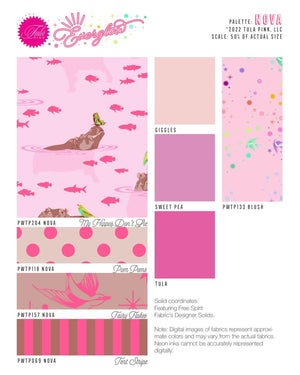 Everglow - My Hippos Don't Lie NOVA PWTP.204.Priced per 25cm TULA PINK