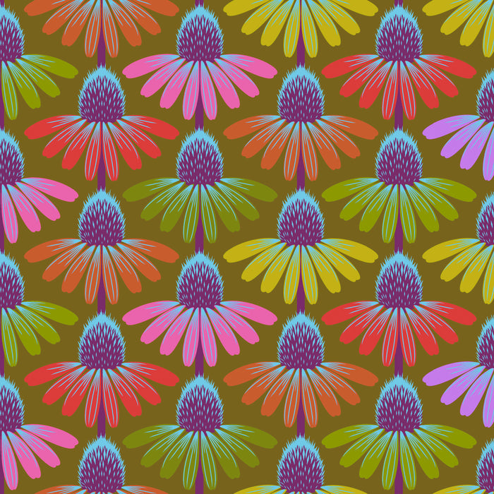 *REMNANT Echinacea Glow AUTUMN by Anna Maria Horner - 1 Metre