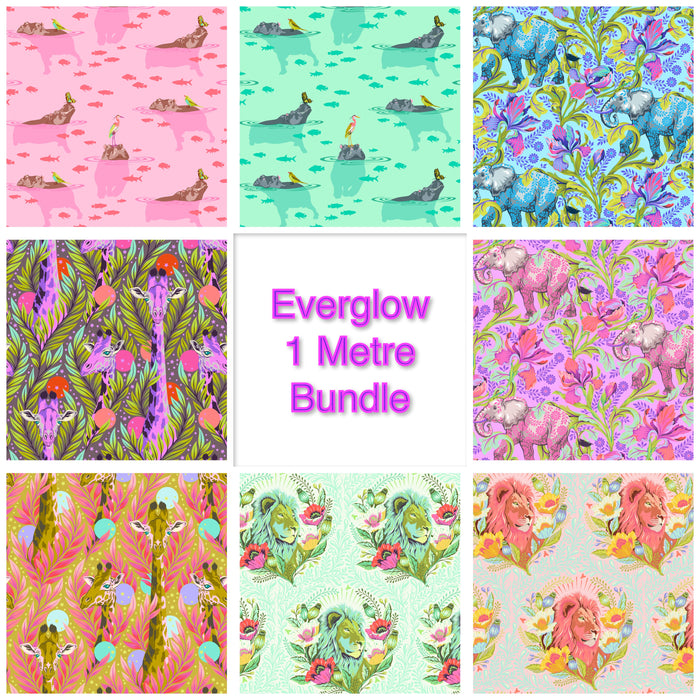 *#Everglow designed by Tula Pink 1 Metre Bundle
