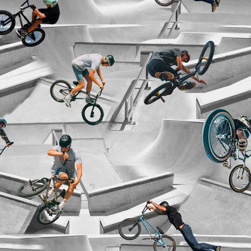 Bunny Hop BMX Allover Skatepark Mania.Priced per 25cm.
