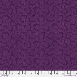KFC Aboriginal Dot PLUM GP71.Priced per 25cm*